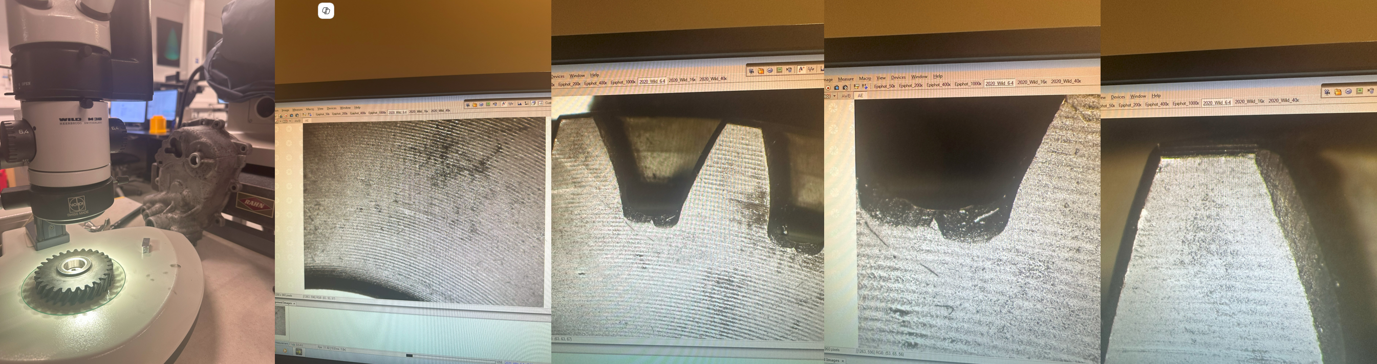 Trym Kongrød Renngang Microscopy Porsche 911 915 Transmission